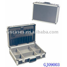 Caja de herramienta de aluminio fuerte con la herramienta plegable plataforma y compartimientos ajustables interior fabricante